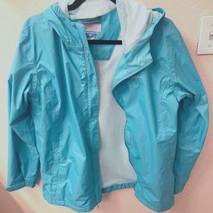 Columbia Lightweight Hooded Raincoat Jacket